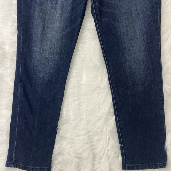 Seven7 Women's Ultra High Rise Ankle Skinny Exposed Button Front Jeans Sz 16 NWT - Picture 5 of 12